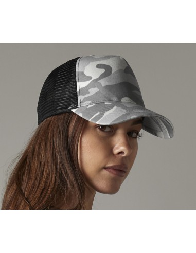 BEE-B694-Camo Snapback Trucker